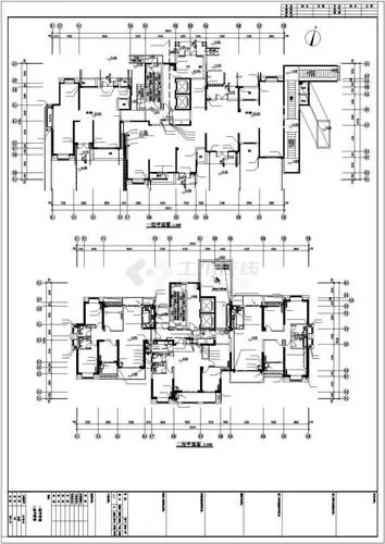 福建高层住宅小区给排水施工图