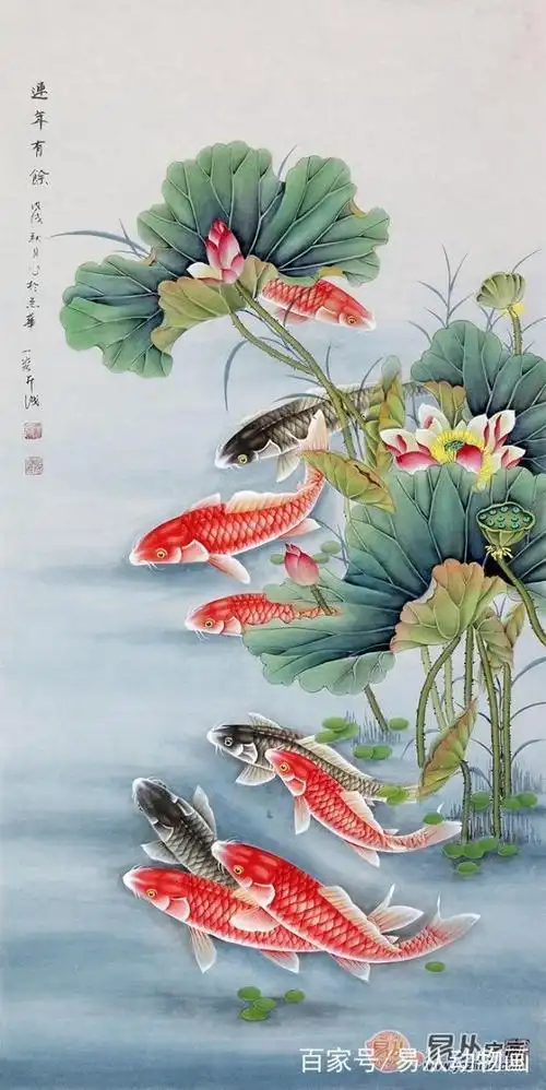 一个家的风水财运如何,是故"九鱼聚财"