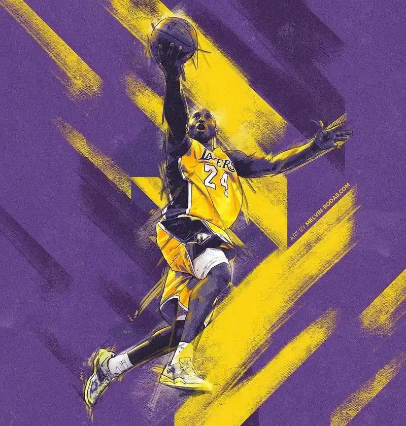 马了!9张超酷炫科比头像