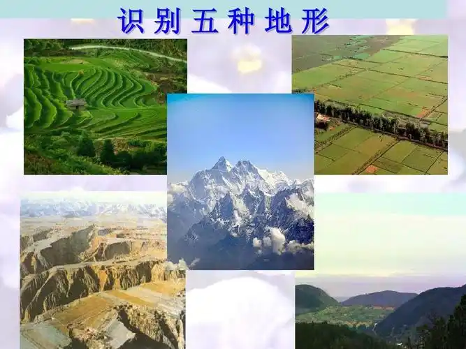 等高线上课tang 识别五种地形