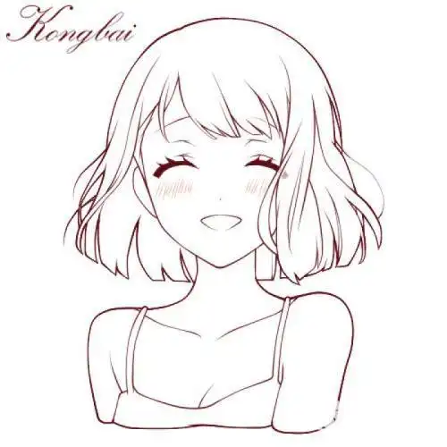 第7页动漫 简笔画 卡通 漫画 手绘 头像 线稿 450404