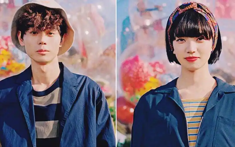 神仙组合苏打和小松菜奈的最新合作广告唯美日系浪漫