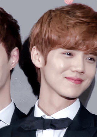 鹿晗帅偶像笑容gif动图_动态图_表情包下载_soogif