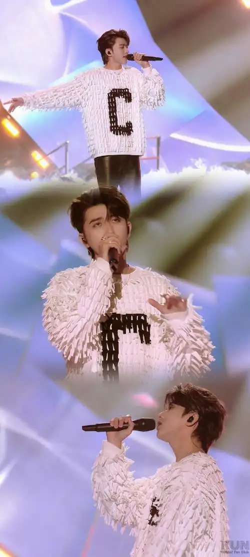 蔡徐坤皮裤##蔡徐坤新歌hugme舞台好梦幻