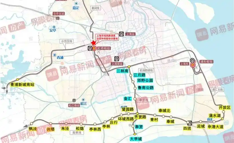 6条轨交新线路将开建3条市域线站点公布浦东奉贤成为大赢家