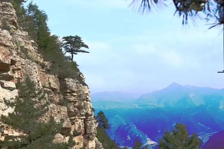 山西风光好一北岳恒山.