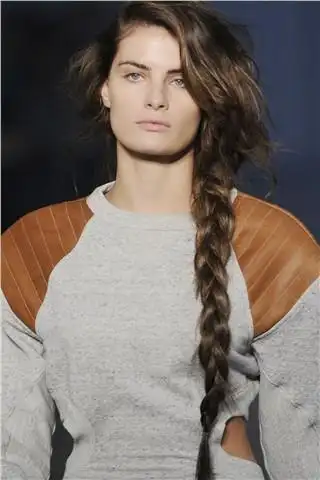 维多利亚风格松散麻花辫 2010流行指标!