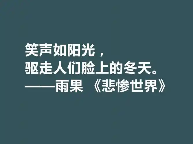 雨果的 名言3
