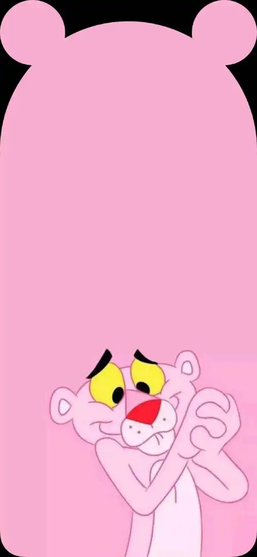 壁纸锁屏粉红顽皮豹-堆糖,美好生活研究所