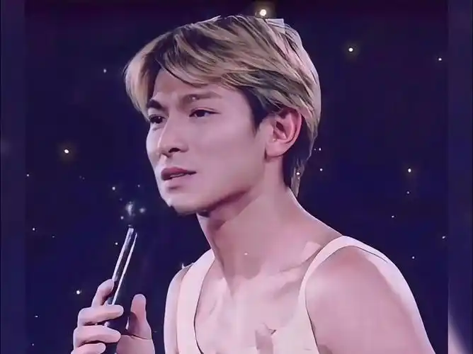 刘德华99演唱会的金发造型帅呆了