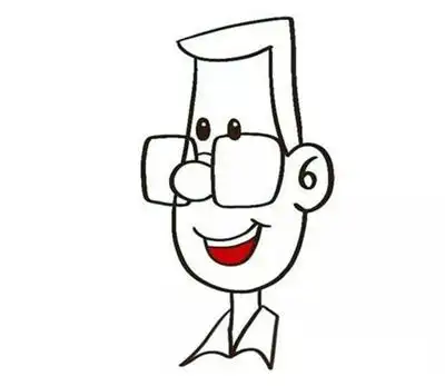 卡通人物简笔画:小头爸爸用简笔画怎么画?干货教程超级简单!