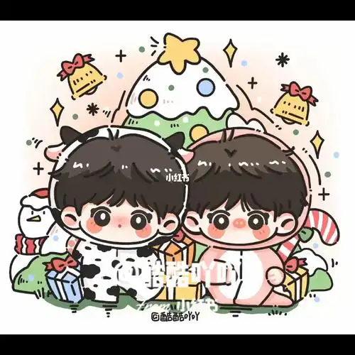 祺鑫  #马嘉祺  #丁程鑫  #圣诞礼物  #约稿  #周边@小红书创作学院