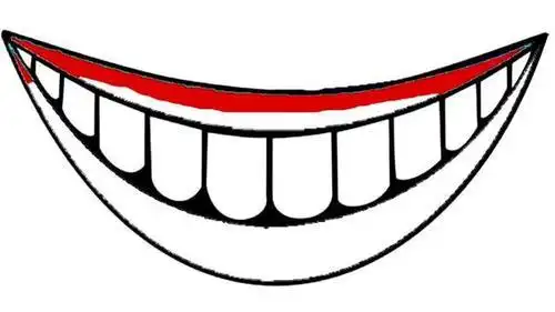 儿童卡通嘴巴简笔画