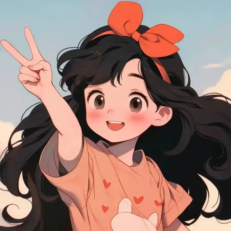 好看又治愈的比耶头像 1,拿什么感动你呢?