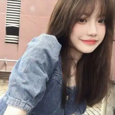 清爽气质头像女长发