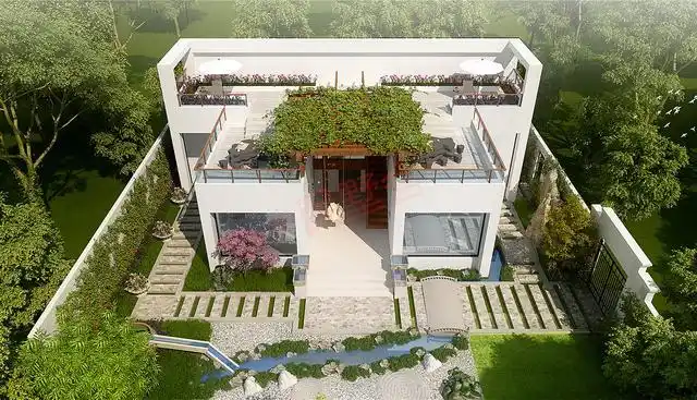 占地150平带院子的农村自建别墅,一层现代风平房别提多好看了