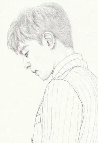 明星邓伦简笔画