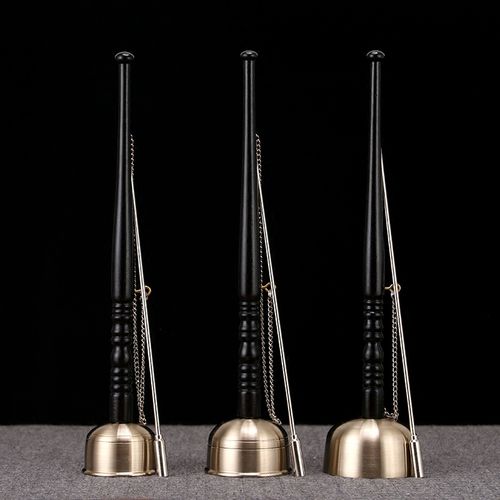 圆通 礼品台湾黄铜引罄引庆铜磬乐器用品摆件 小号直引庆