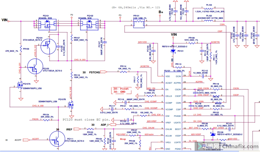 ausu 低功h笔记本 vin电路