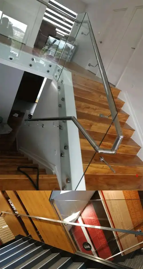 不锈钢墙托玻璃托楼梯扶手支架不锈钢立柱配件 大号墙托304材质