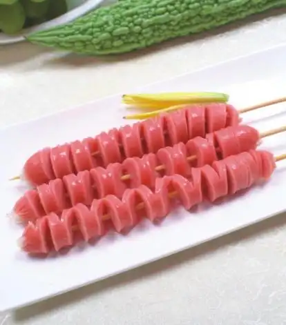 整箱 港鹏弹力肠串串火龙串火腿串火锅关东煮烧烤油炸 商用150串