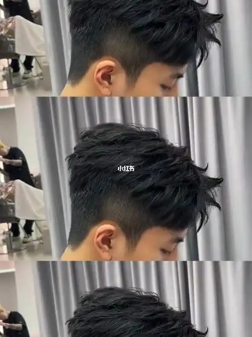 摩根烫  #纹理烫  #锡纸烫男士发色推荐  #奶茶色