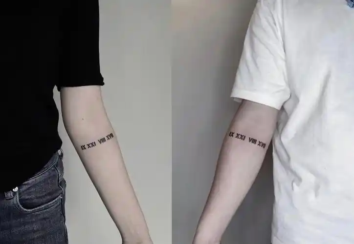 520情侣纹身花式英文告白纹身