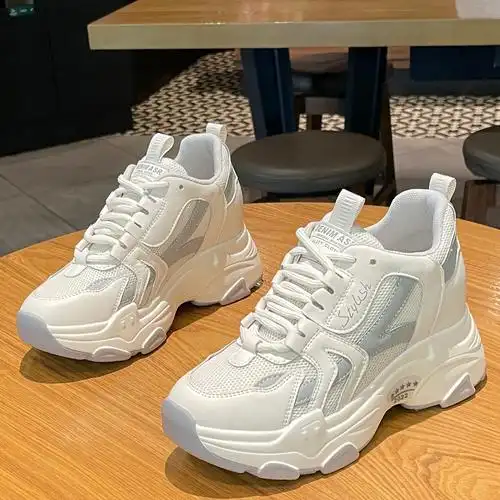 增高老爹鞋女秋季透气小个子矮个休闲休闲运动运动鞋时尚休闲鞋