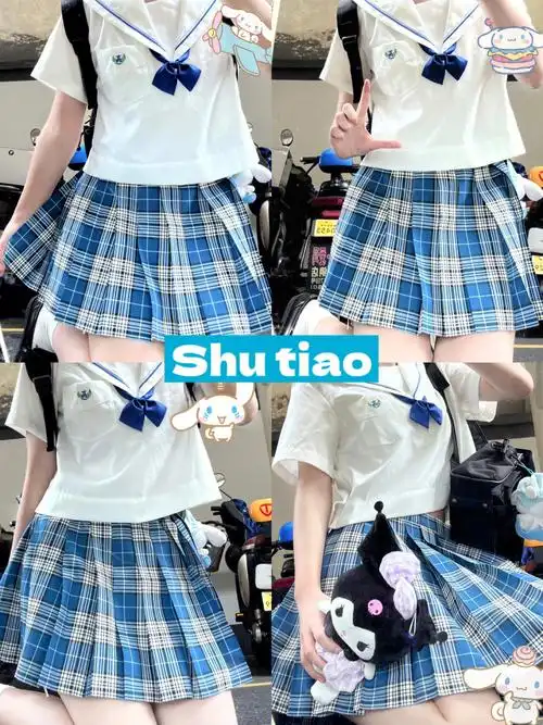 jk夏天的代名词就是水手服!齐天大圣和绍叶高也太配啦!