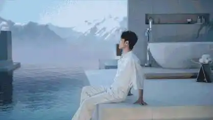 肖战蓝白look帅我一脸##肖战白衬衫的神