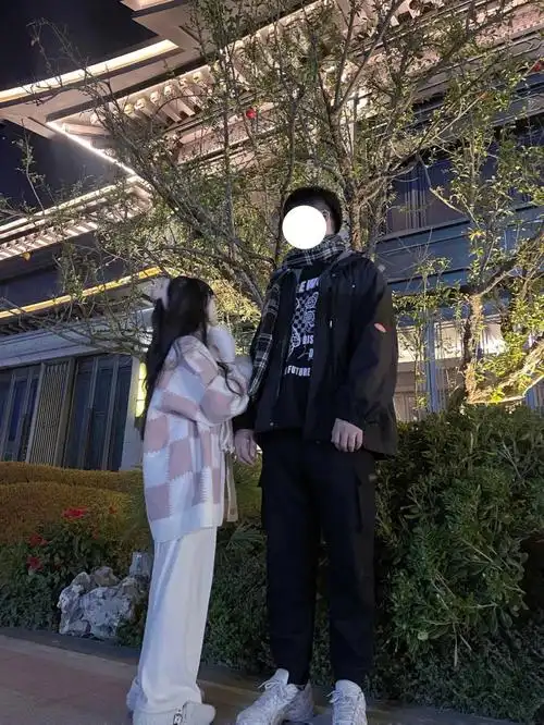 ootd情侣35cm身高差