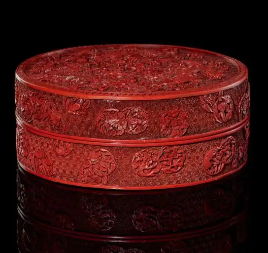 2006年,第110页,图版80《故宫雕漆器选粹》,台北,1971年,图版34参阅