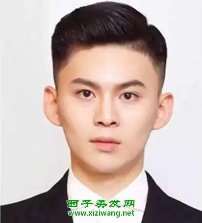 小背头潮男发型图片示范潮男背头发型如何扎