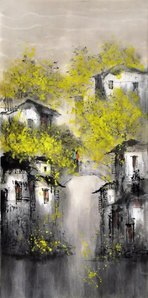 山水画|郭凤祥:江南水乡在我眼中,仿佛一个妙龄温婉的美眷女子