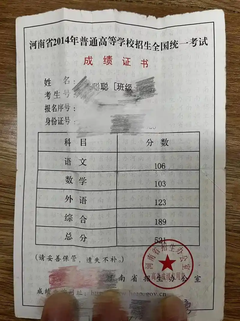 又逢高考季,整理东西时发现了自己当初高考的成绩单,无论成绩好坏