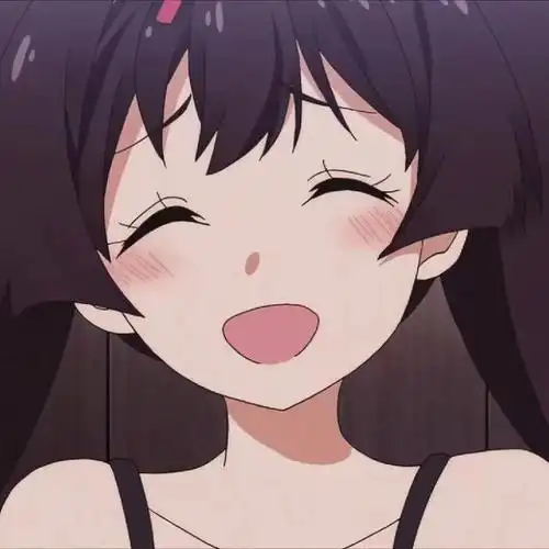 动漫女头爱笑的女孩运气不会差