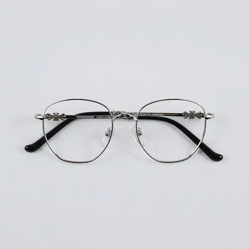 仿古做旧系列vagaplon时尚多边形眼镜镜框钛合金复古眼镜架