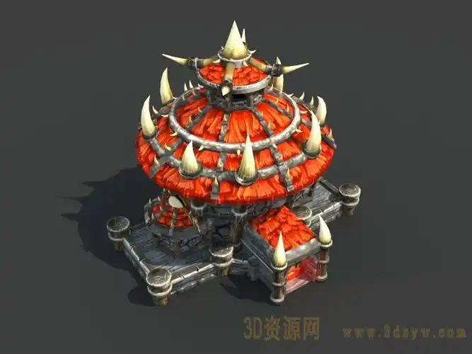 魔兽世界兽族部落建筑3- 3d资源网-国内最丰富的3d模型资源分享交流