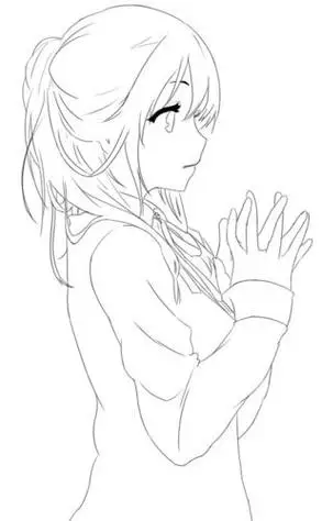 人物侧身简笔画