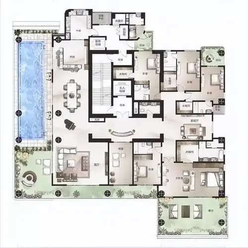 这九款大平层中的佼佼者,豪宅中的顶流户型,你心动了么?