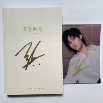 时代少年团周边时代少年团笔记本同款亲笔签名周边刘耀文马嘉祺签名照