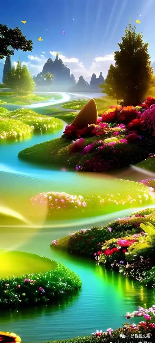 犹如人间仙境的美景,美的令人无法形容,美的让人挪不开眼睛