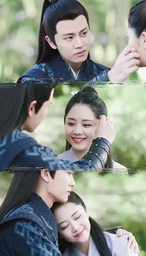 古装剧《锦衣之下》"六元一斤虾"cp 甜蜜手机壁纸