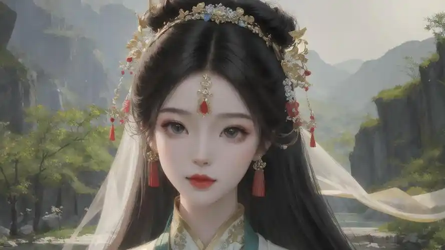 ai绘画分享:梦幻国风高清壁纸