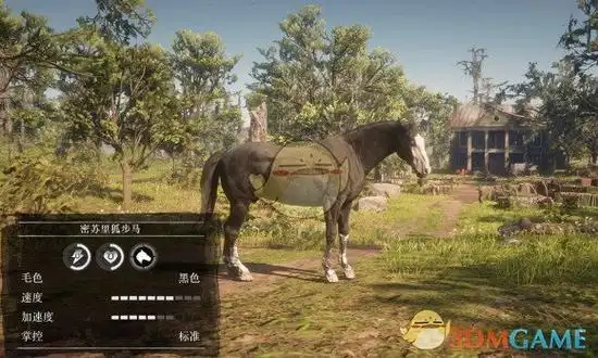荒野大镖客2密苏里狐步马怎么选颜色