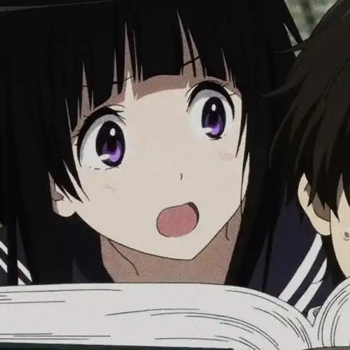 优质动漫情侣头像「折木千反田」