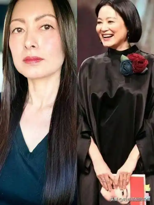 瞧林青霞,何超琼这样有多美_脸型_刘海_发型