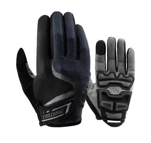酷改骑行手套山地车公路自行车手套全指男女减震春秋冬季单车装备
