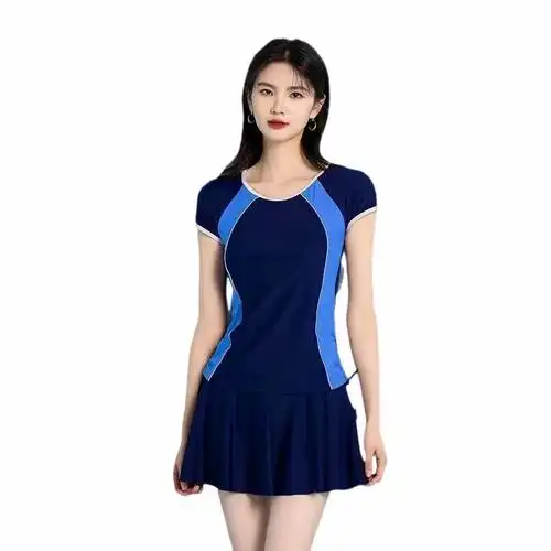 游泳衣分体显瘦遮肚大码泳衣女2024新款保守学生温泉沙滩时尚新款