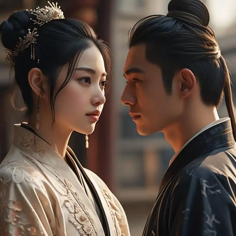 帅气男生&美丽女生 真人版双人头像 91